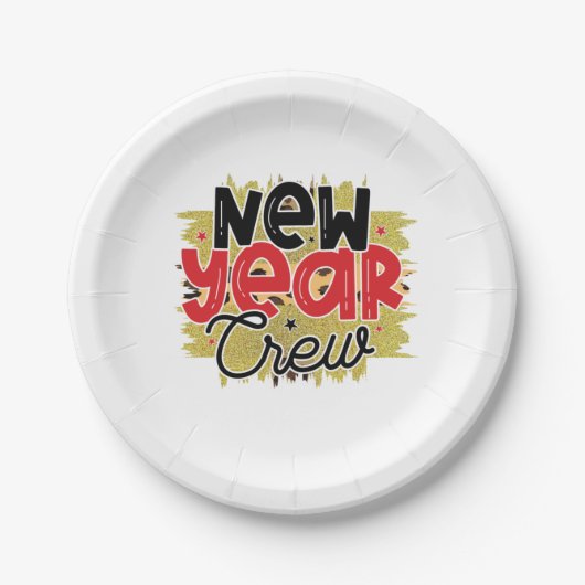 Hello 2022年新年度クルー ペーパープレート (正面)