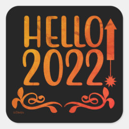 HELLO 2022 スクエアシール