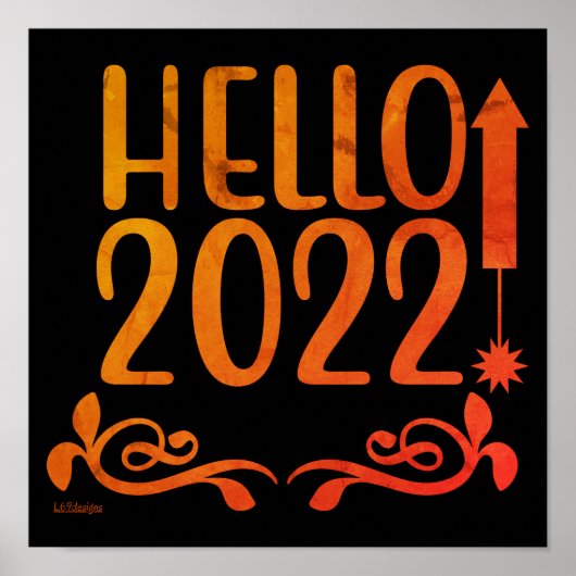HELLO 2022 ポスター (正面)