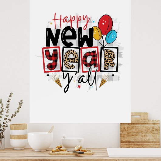 Hello 2022 Happy New Year All ポスター (キッチン)