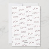 Hello 2024ミニマルなオフセット額写真新年 シーズンカード (裏面)