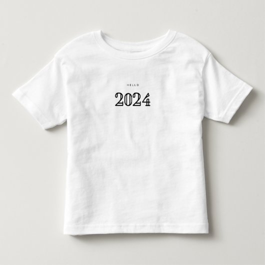 Hello 2024 トドラーTシャツ (正面)