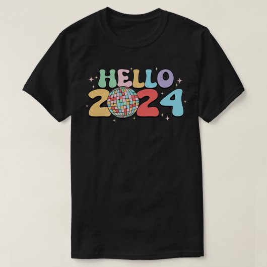 Hello 2024 20 tシャツ (デザイン正面)
