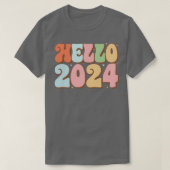 Hello 2024 2 tシャツ (デザイン正面)