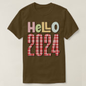 Hello 2024 8 tシャツ (デザイン正面)