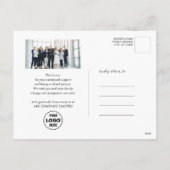 Hello 2025ビジネスフェスティバル花火新年 シーズンポストカード (裏面)