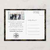 Hello 2025ビジネスフェスティバル花火新年 シーズンポストカード (裏面)