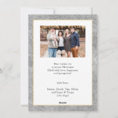 Hello 2025金ゴールドグリッターフェスティバル花火の新年 シーズンカード (裏面)