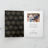 Hello 2025金ゴールドグリッターフェスティバル花火の新年 シーズンカード (内部)