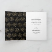 Hello 2025金ゴールドグリッターフェスティバル花火の新年 シーズンカード (内部)