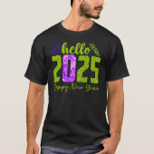 Hello 2025，新年 tシャツ (正面)