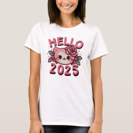 Hello 2025, Happy New Year 2025 Tシャツ