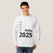 Hello 2025 tシャツ (正面フル)