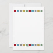 Hello 2026カラフルはっきりしたタイポグラフィ新年 シーズンカード (裏面)