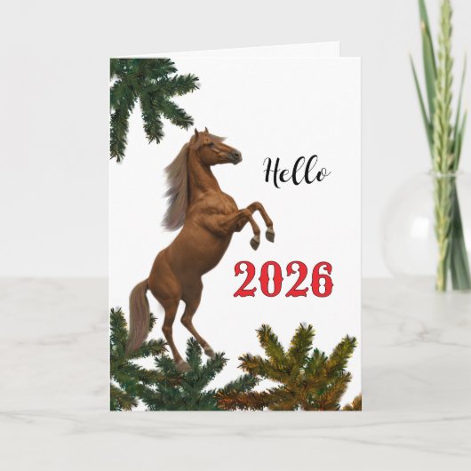 Hello 2026 カード (正面)