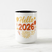 Hello 2026 マグカップ (中央)
