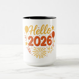 Hello 2026 マグカップ