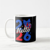 Hello 2026 Happy New Year 2026 New Year's Eve Part コーヒーマグカップ (左)