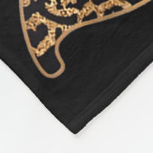 Hello 2026 Leopard Coquette Disco Ball Happy New Y フリースブランケット (角)