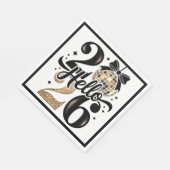 Hello 2026 New Year スタンダードランチョンナプキン (角)