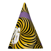 Hello 2026 New Years Trippy Bold Font パーティーハット (右)