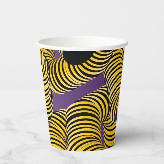 Hello 2026 New Years Trippy Bold Font 紙コップ (裏面)