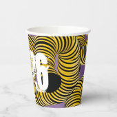 Hello 2026 New Years Trippy Bold Font 紙コップ (左)