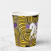 Hello 2026 New Years Trippy Bold Font 紙コップ (右)