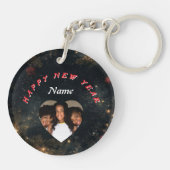 Hello 2026 Santa Claus Christmas Custom New Year  キーホルダー (裏面)