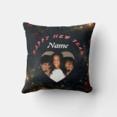 Hello 2026 Santa Claus Christmas Custom New Year  クッション (裏面)