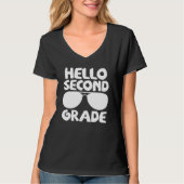 Hello 2nd Grade First Day Of School Back To School Tシャツ (正面)