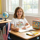 Hello 2nd Grade Retro Groovy Icons Personalized Na ベビーTシャツ