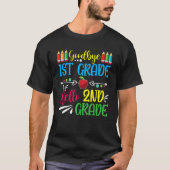 Hello 2nd Grade Teacher Student Back To School Gra Tシャツ (正面)