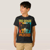Hello 3グレードのロック解除されたビデオゲームの戻り先 tシャツ (正面フル)