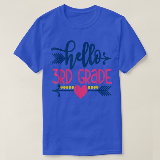 Hello 3年生新学期2022先生Kids T Tシャツ (デザイン正面)