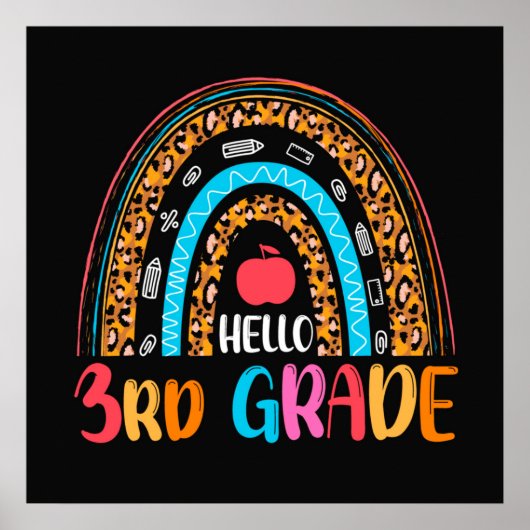 Hello 3年生新学期 ポスター (正面)