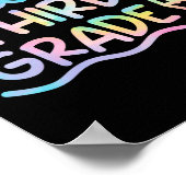 Hello 3年生絞り染め先生Kids Back to Scho ポスター (角)