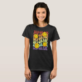 hello 3年生3年生先生新学期レトロ tシャツ (正面フル)