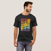 hello 3年生3年生先生新学期レトロ tシャツ (正面フル)