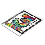 Hello 3年生3年生先生絞り染めバックT ノートブック (左側)