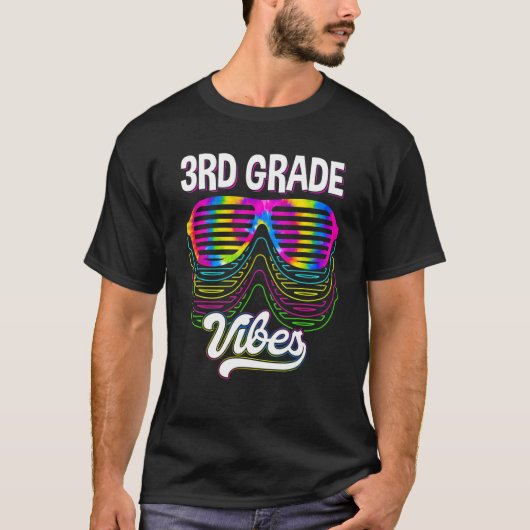 Hello 3年生Vibes三年生チーム戻るSch Tシャツ (正面)