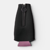 Hello 30! Fun 30th birthday Pink glitter ボトルクーラー (裏面)