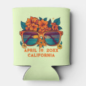 Hello 30sトロピカルヴィンテージレトロ夏誕生日 缶クーラー (裏面)