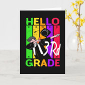 Hello 3Grade|新学期Hello 3Grade カード (黄色い花)