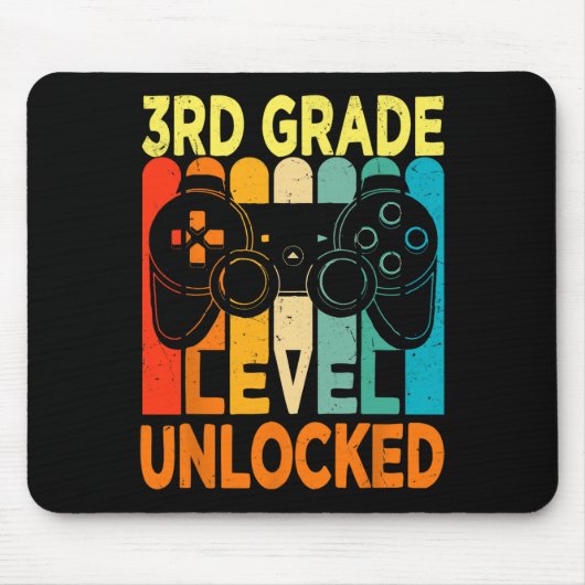 Hello 3rd Grade Level Unlocked Video Game Back To マウスパッド (正面)