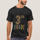 Hello 3rd Grade Rainbow Teachers Kids Back to Scho Tシャツ (正面)