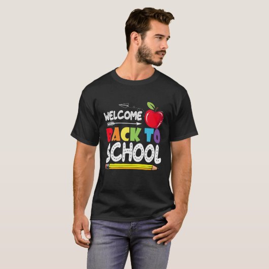Hello 3Rd Grade Teacher Back To School Third Grade Tシャツ (正面フル)
