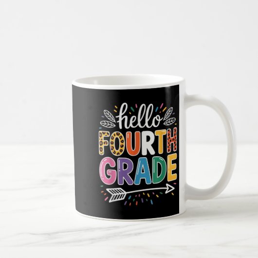 Hello 4年生チーム4年生新学期T コーヒーマグカップ (右)