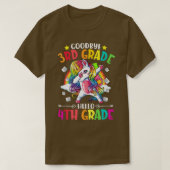 Hello 4th Grade Teacher Student Back To School Uni Tシャツ (デザイン正面)