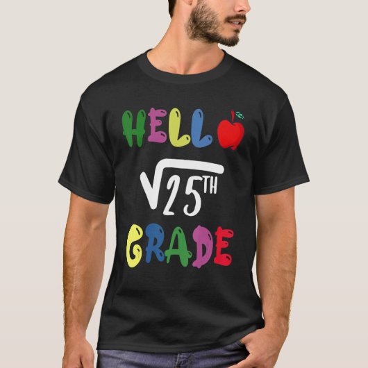 Hello 5等平方根25初日バックT Tシャツ (正面)
